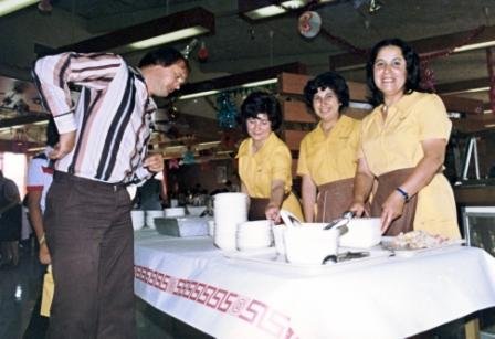 Serving meals